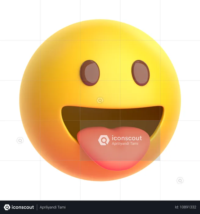 Emoji de rosto sorridente  3D Icon