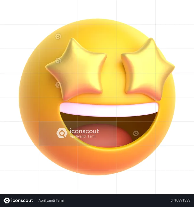 Emoji de rosto sorridente  3D Icon