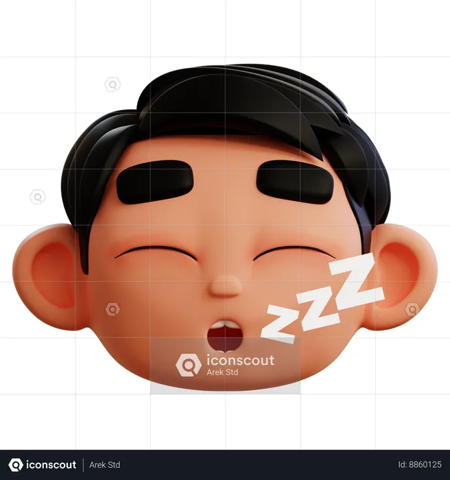 Emoji de sono profundo Emoji 3D Icon