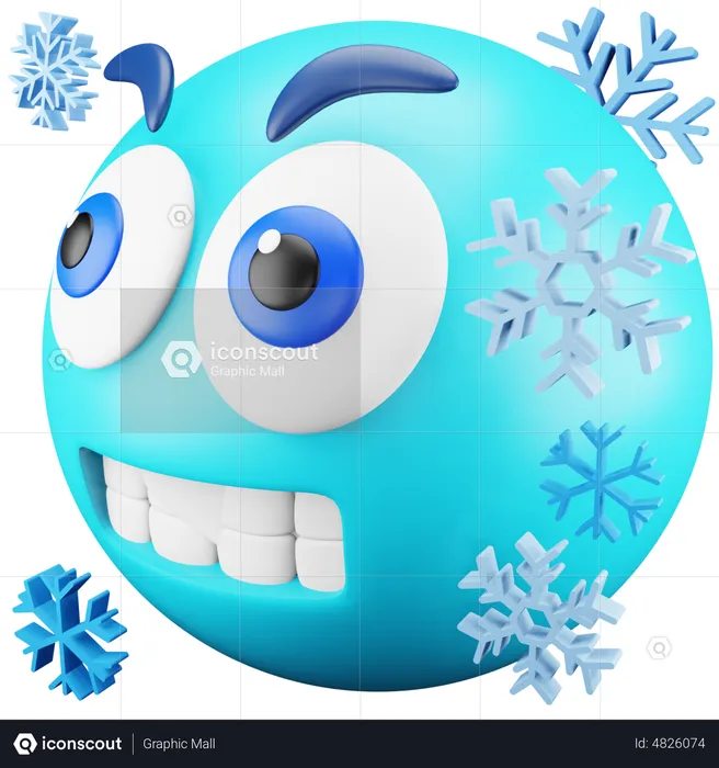 Emoji frio Emoji 3D Icon