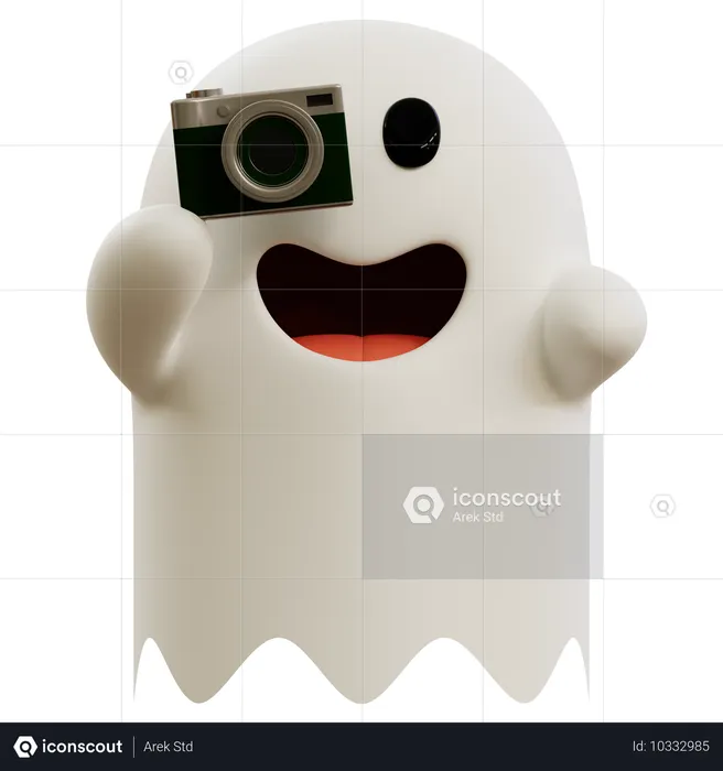 絵文字 幽霊 写真を撮る Emoji 3D Icon