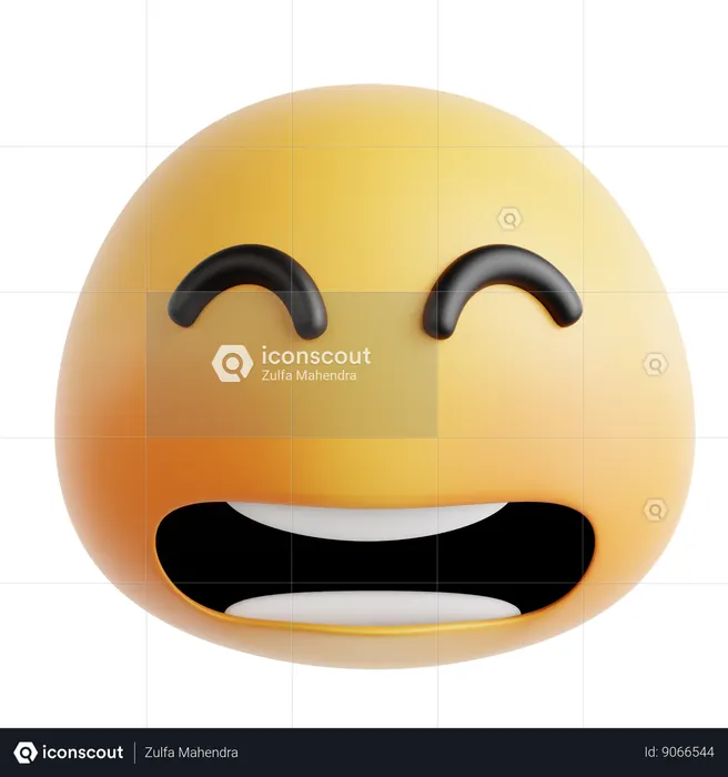 Emoji Happy Emoji 3D Icon