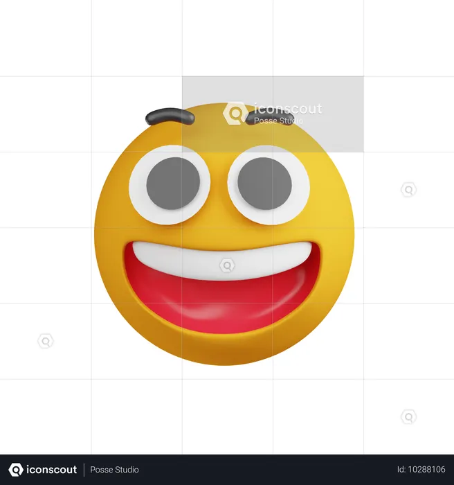 Emoji heureux Emoji 3D Icon