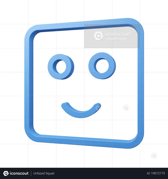 Emoji-Lächeln  3D Icon