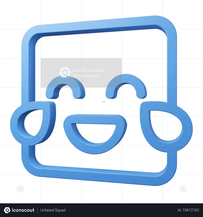 Lachendes Emoji  3D Icon