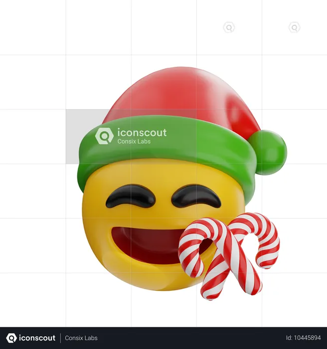 Emoji mit Süßigkeiten  3D Icon