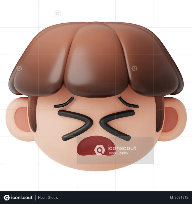 Emoji Pain Emoji 3D Icon