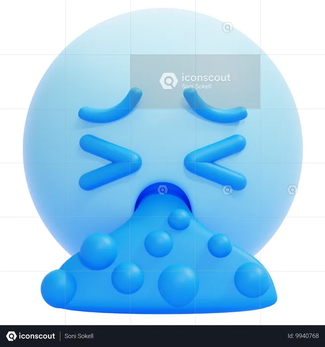 Emoji para vomitar Emoji 3D Icon