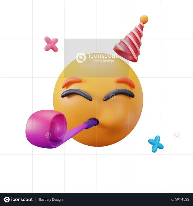 Emoji Party  3D Icon