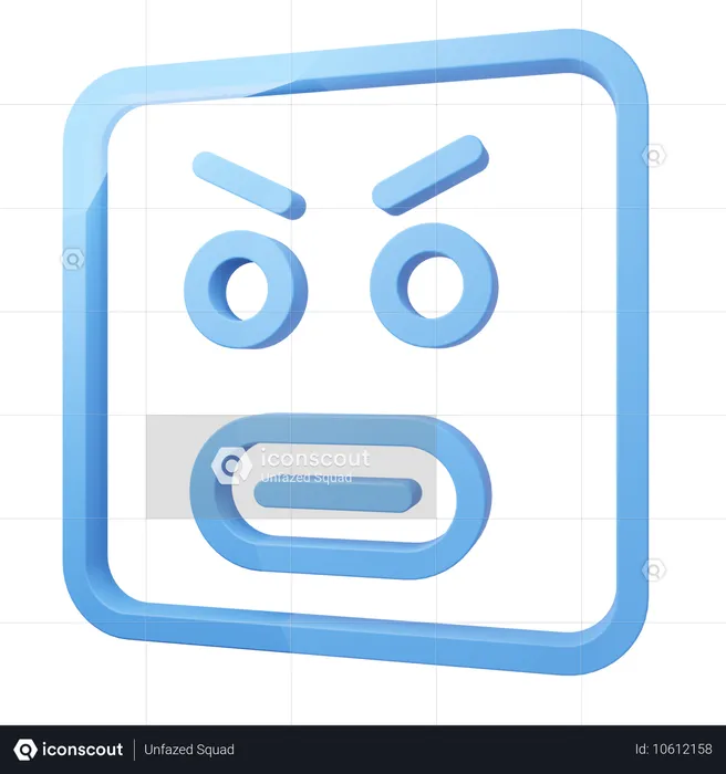 Emoji wütend  3D Icon