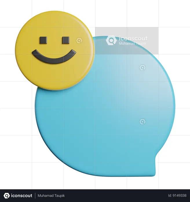 Emoticon Chat  3D Icon