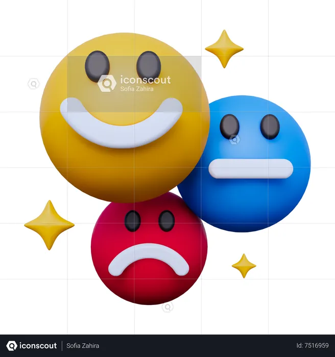 Emoticon Feedback  3D Icon