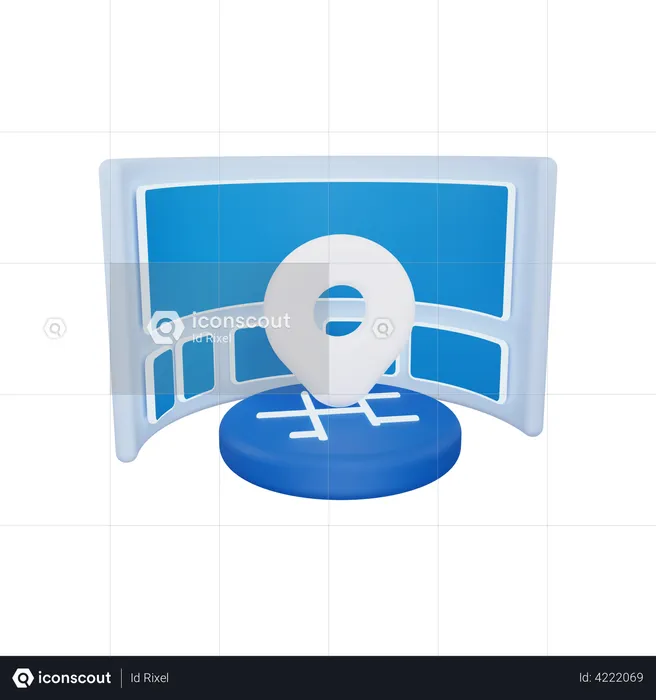 Emplacement  3D Illustration