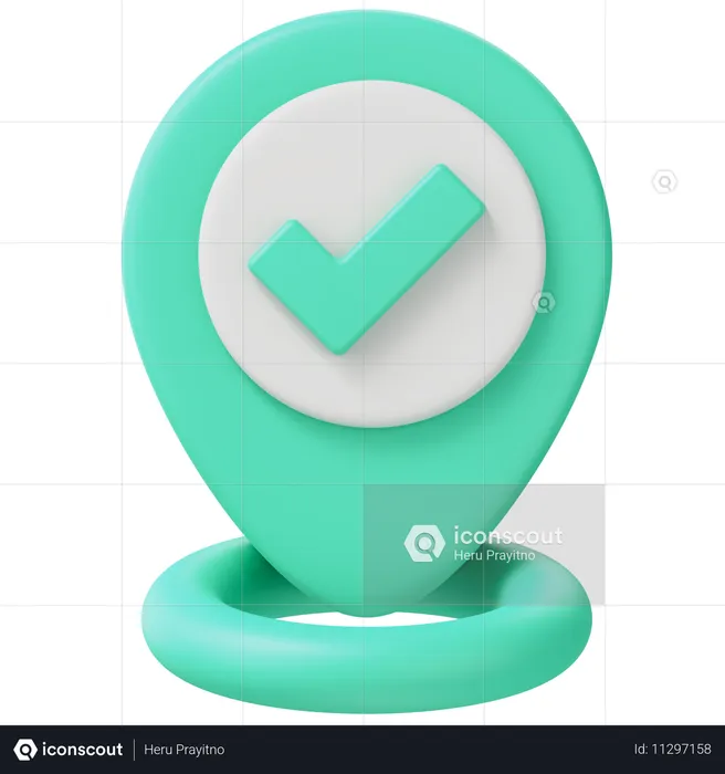 Emplacement accepter  3D Icon