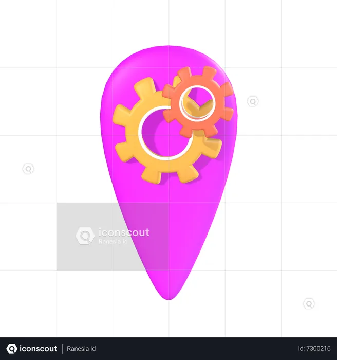 Emplacement des engins  3D Icon