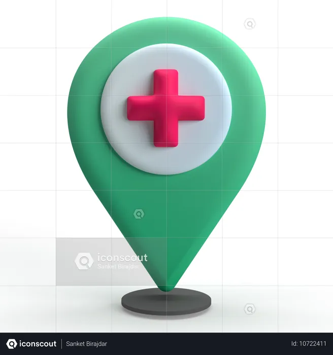 Emplacement médical  3D Icon