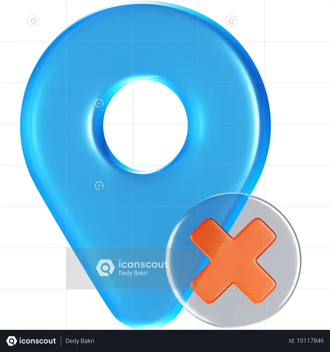 Emplacement introuvable  3D Icon