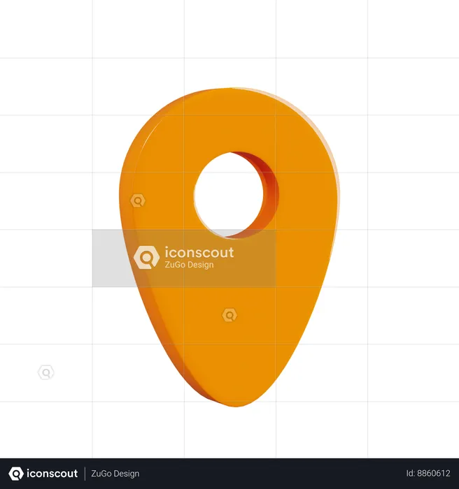 Épingle de localisation  3D Icon