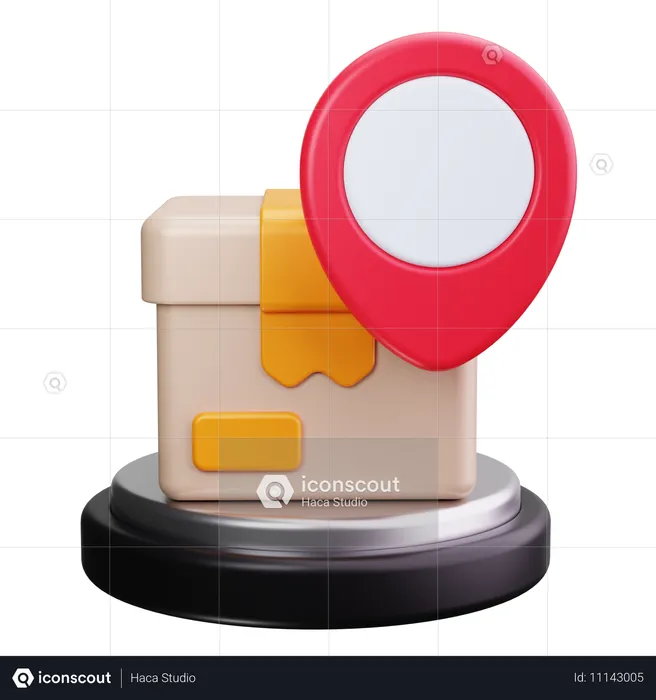 Épingle de localisation  3D Icon