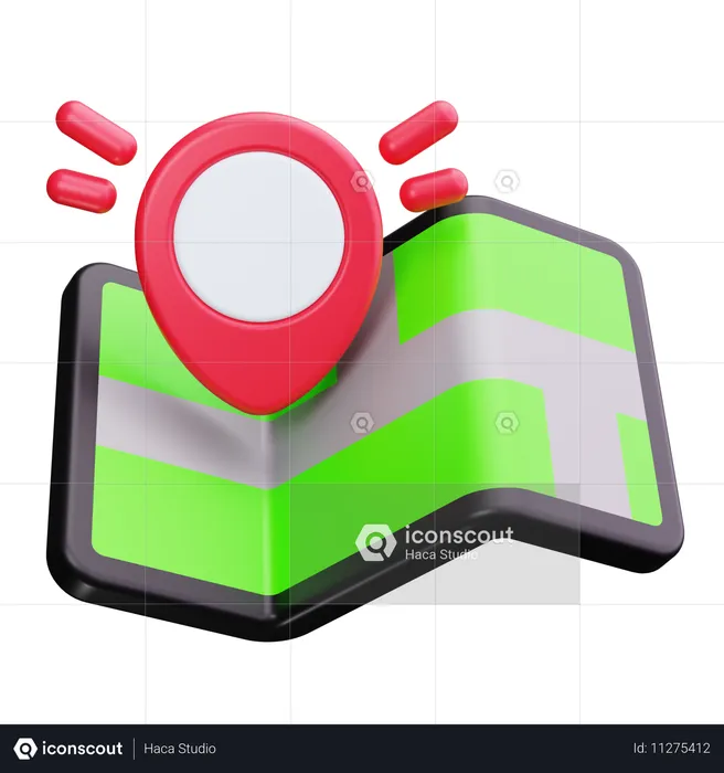 Épingle de localisation  3D Icon