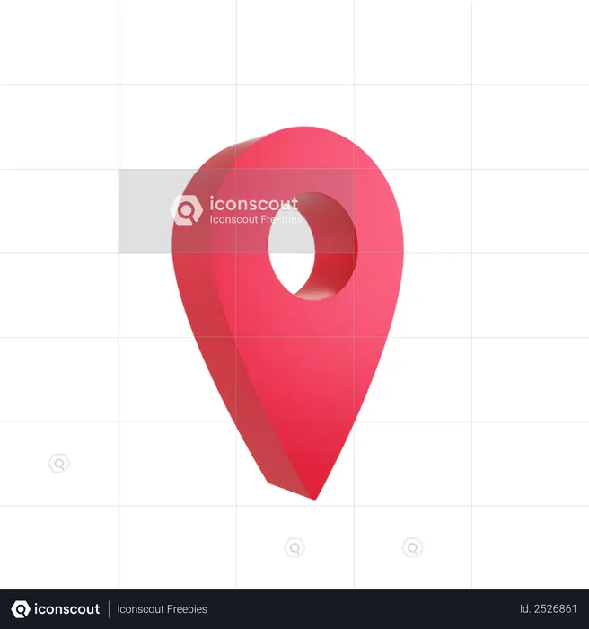 Épingle de localisation  3D Illustration