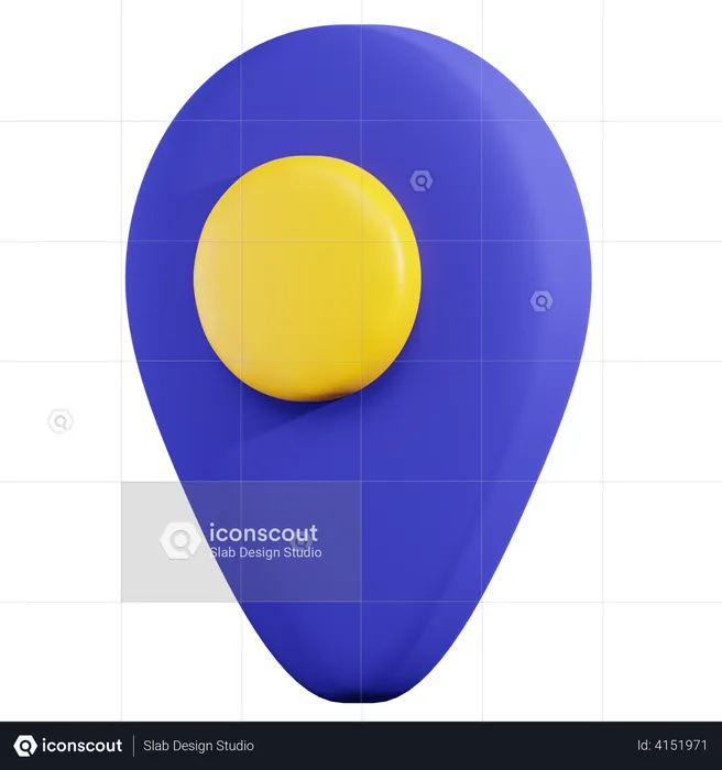 Épingle de localisation  3D Illustration