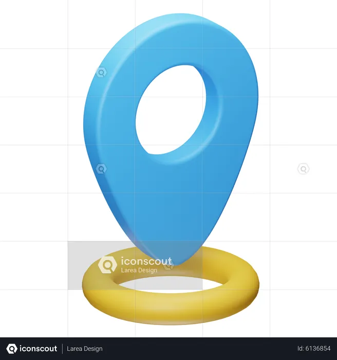 Épingle de localisation  3D Icon