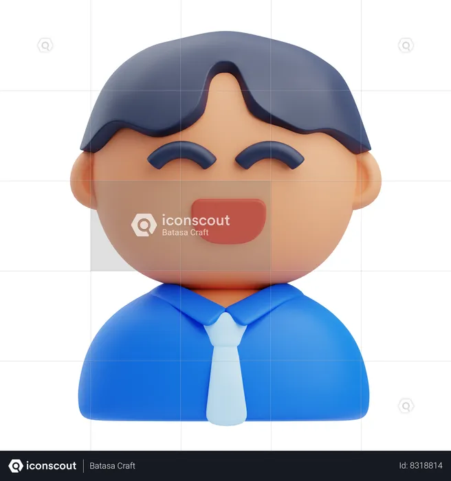 Empleado masculino  3D Icon