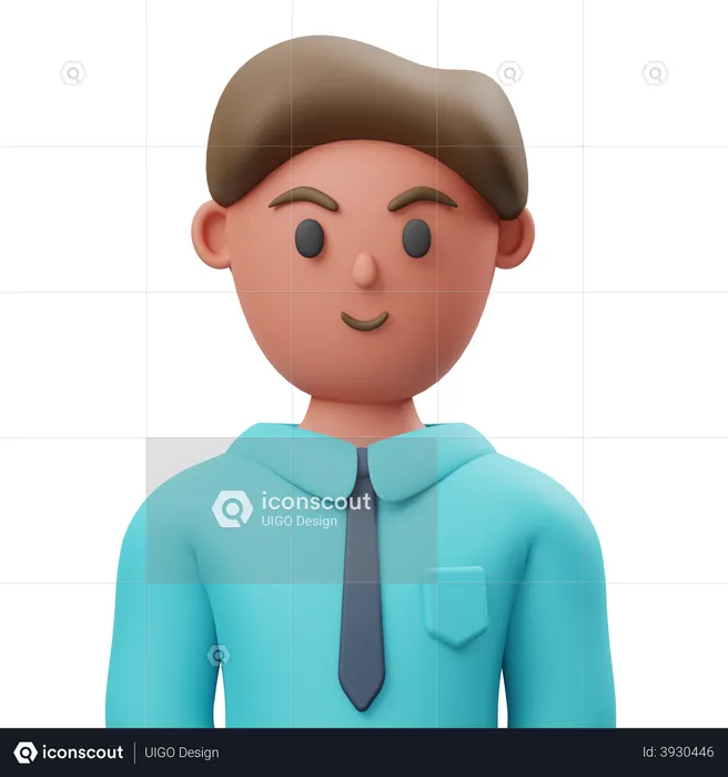 Employee  3D Illustration