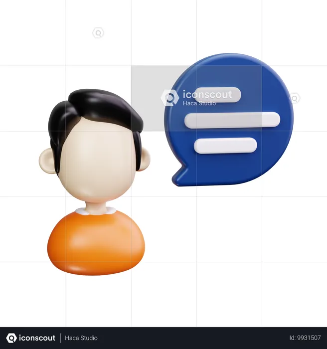 Employee conversation  3D Icon