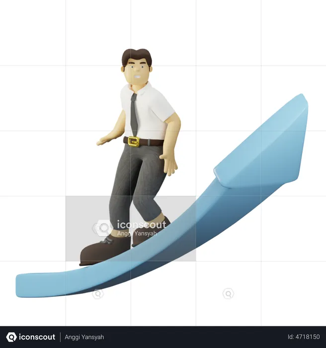 Employee Growth  3D Illustration