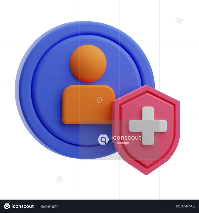 Employee Insurance  3D Icon