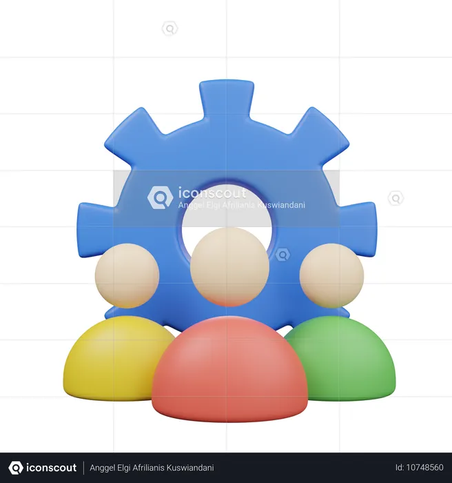 Employee Management  3D Icon