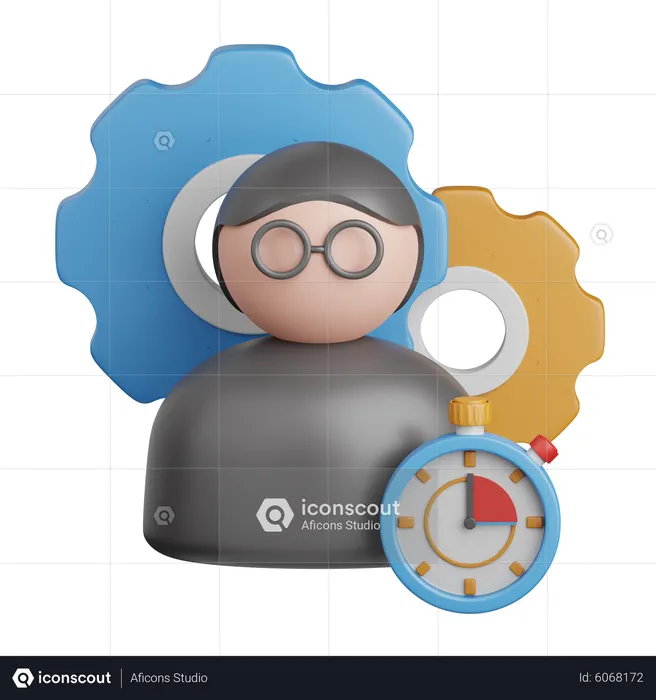 Employee Performance  3D Icon