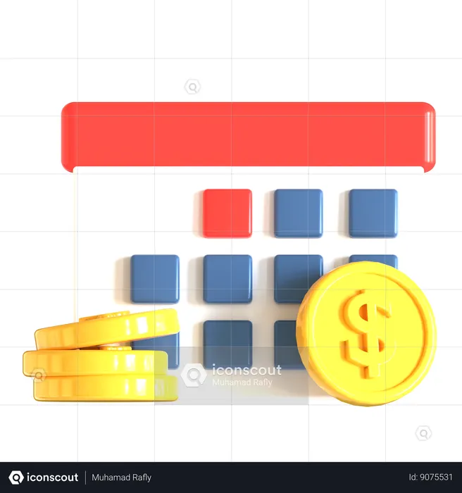 Employee Salary  3D Icon