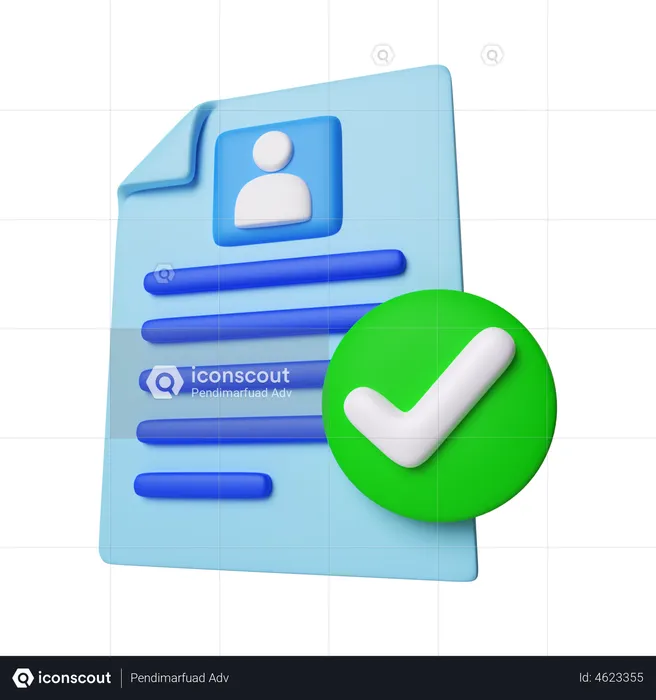 Employee Selection  3D Icon