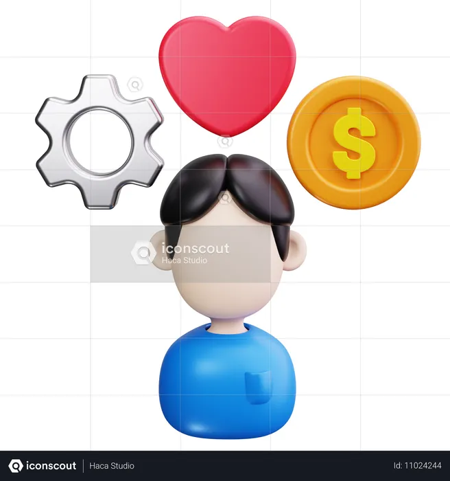 Employee Wellness  3D Icon