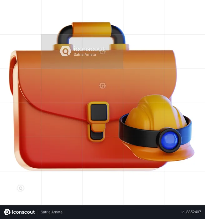 Empreiteiro de mão de obra  3D Icon