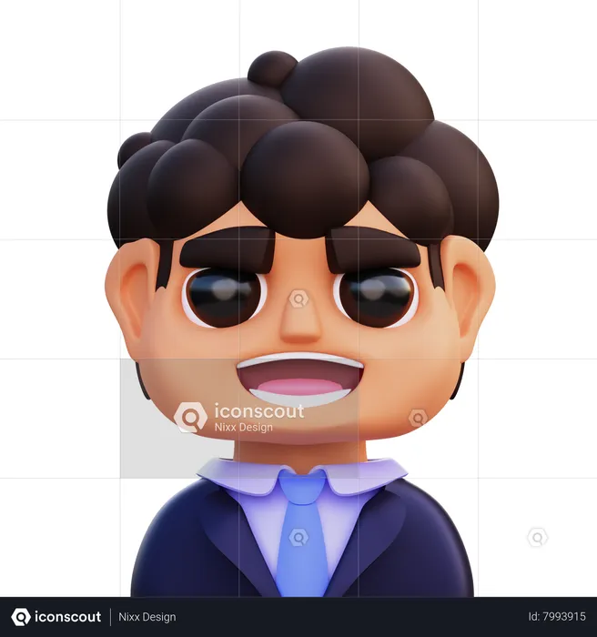 Empresario  3D Icon