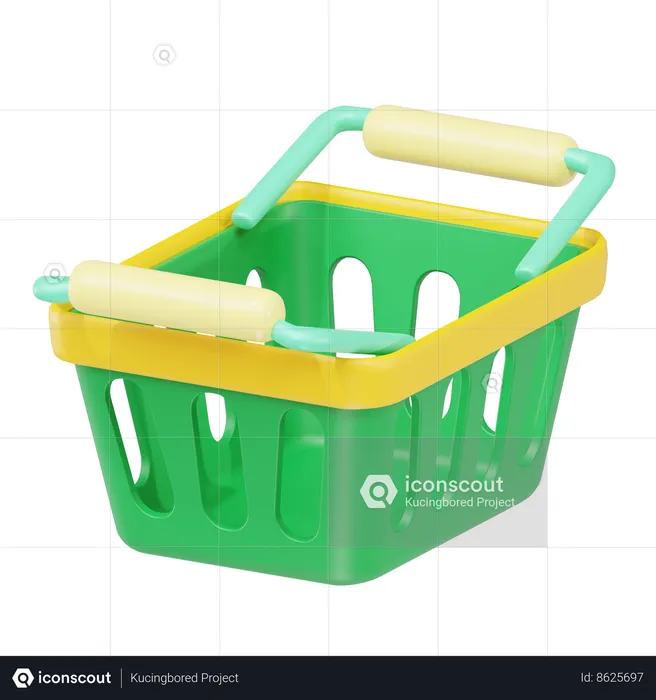Empty Basket  3D Icon