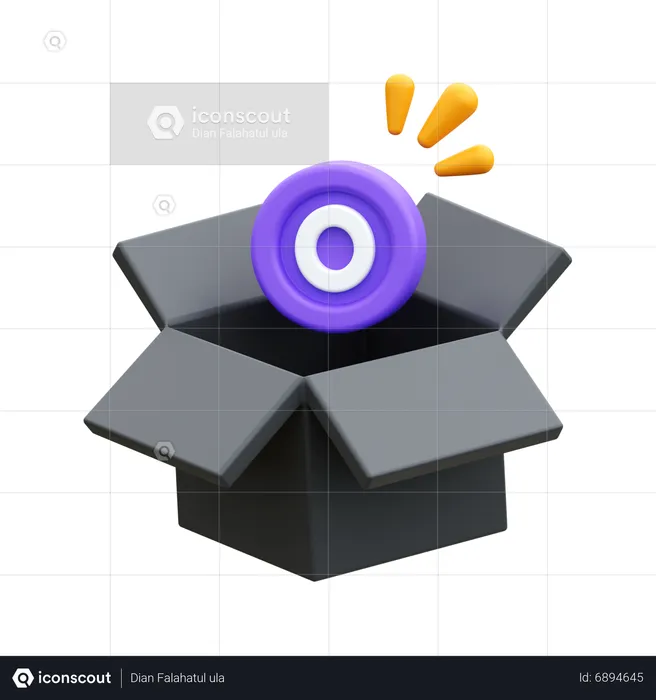 Empty Box  3D Icon