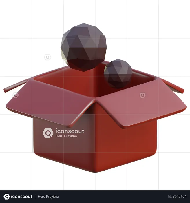 Empty Box  3D Icon