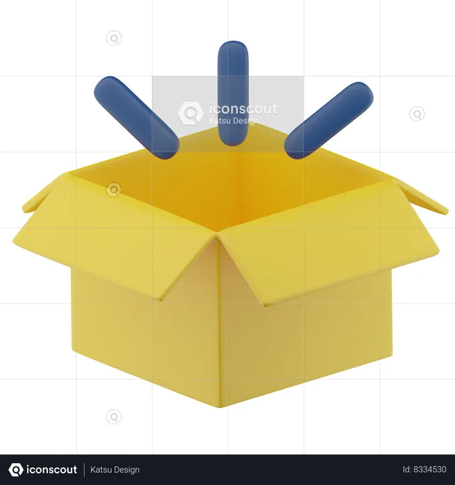 Empty Box  3D Icon