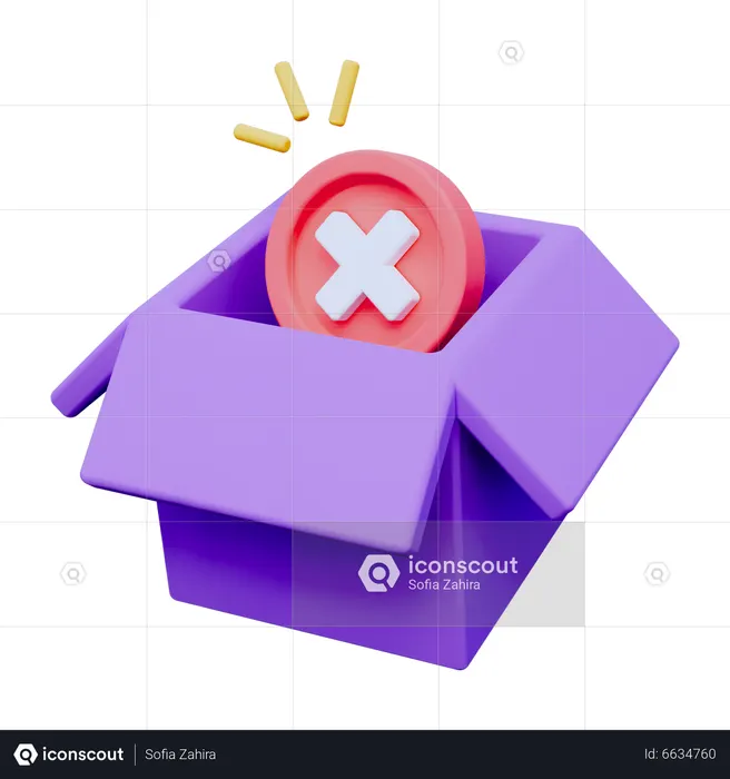 Empty Box Icon 3D Illustration Seo &  3D Illustrations IconScout