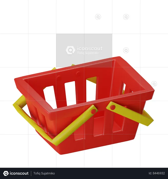 Empty cart  3D Icon