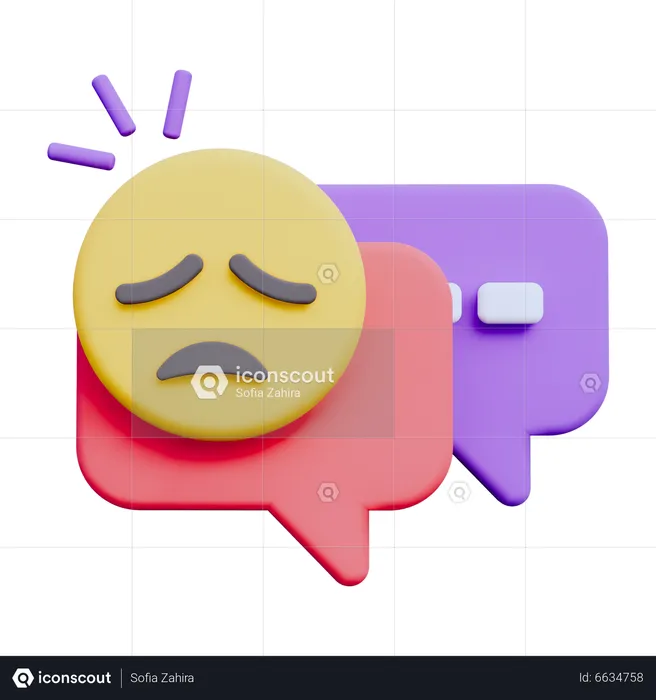 Empty Chat  3D Icon