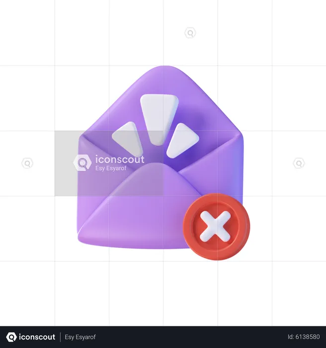 Empty Email  3D Icon