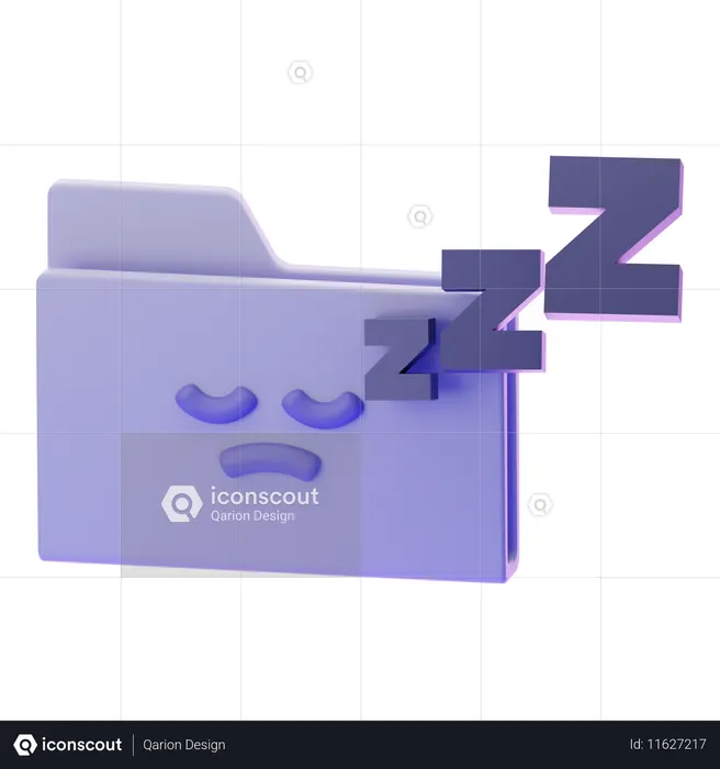 빈 폴더  3D Icon