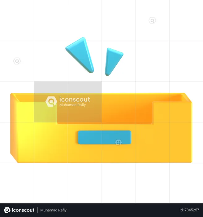 Empty Inbox  3D Icon