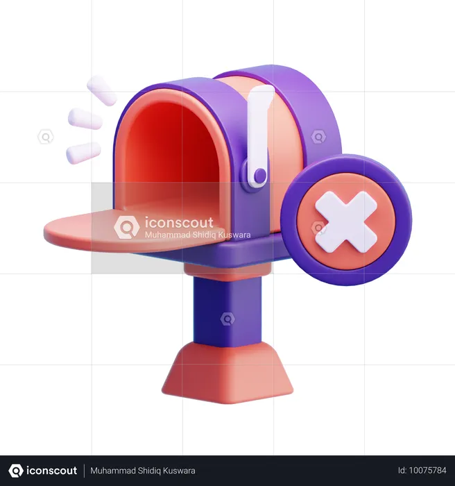 Empty Mail Box  3D Icon